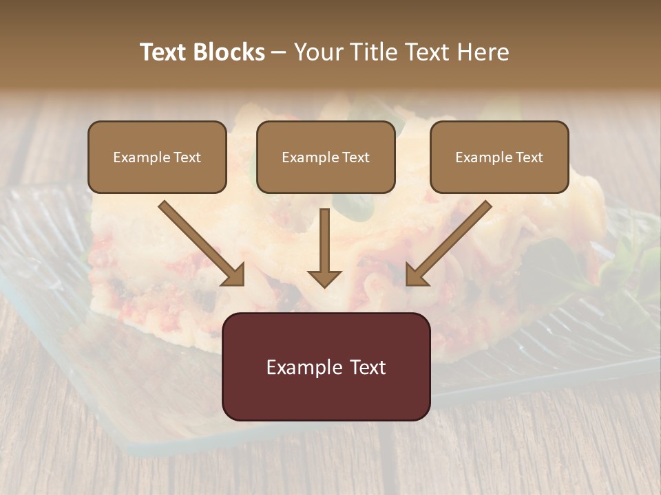 Baked Gratin Vegetable PowerPoint Template