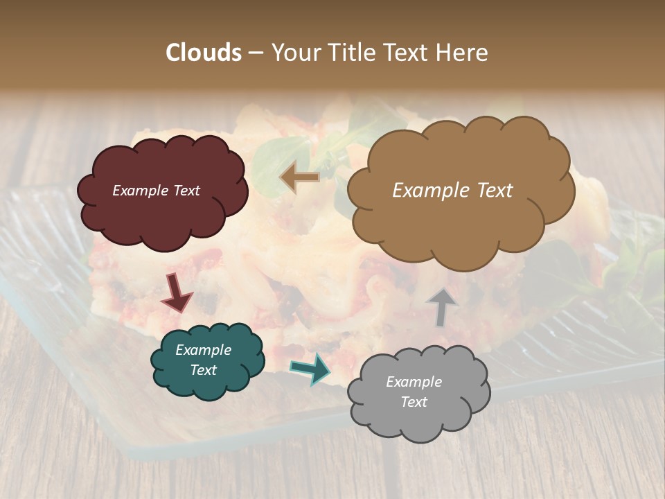 Baked Gratin Vegetable PowerPoint Template