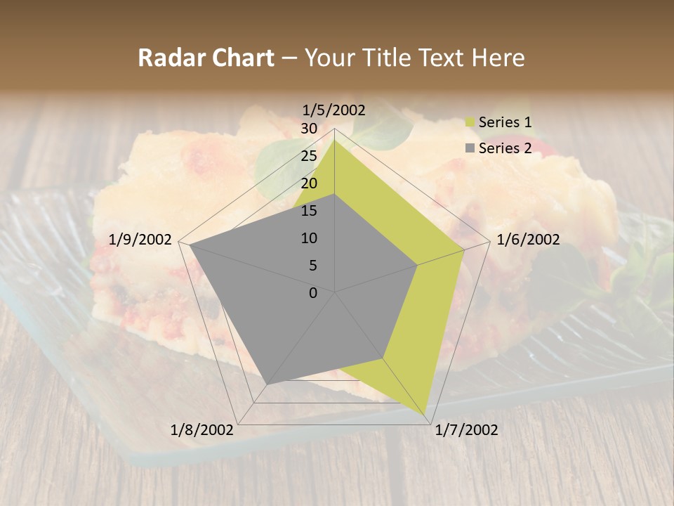 Baked Gratin Vegetable PowerPoint Template