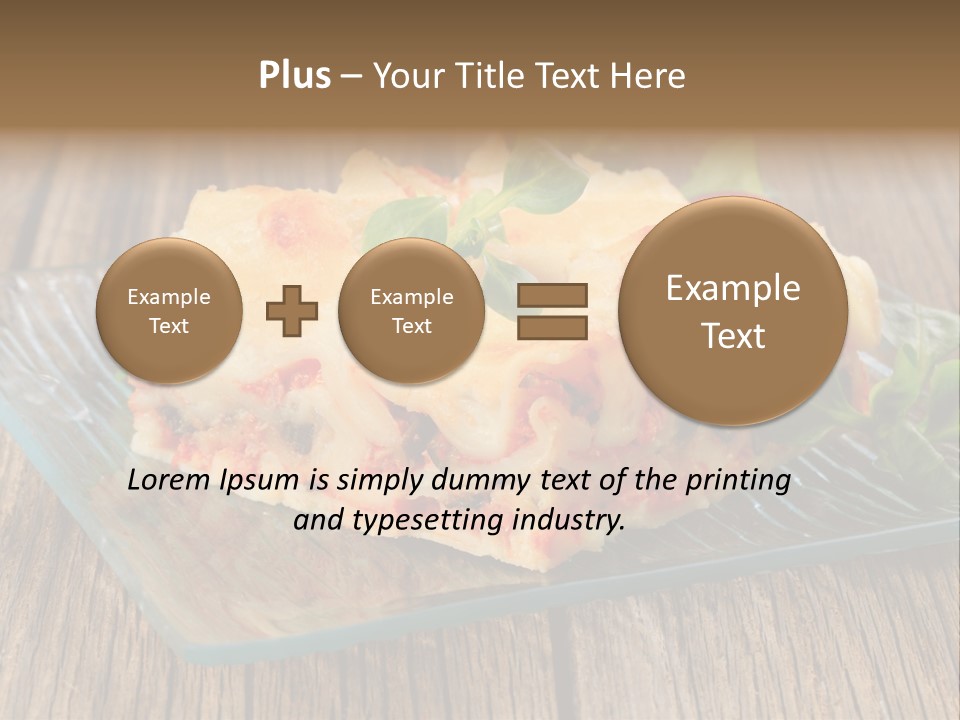 Baked Gratin Vegetable PowerPoint Template
