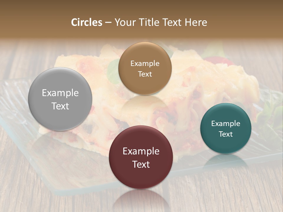 Baked Gratin Vegetable PowerPoint Template