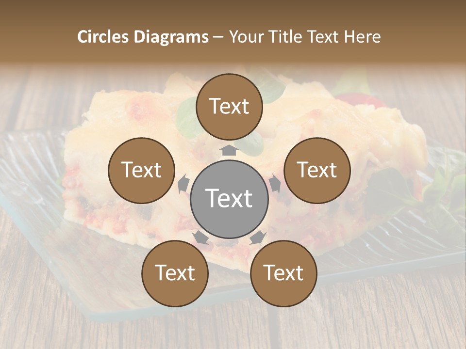 Baked Gratin Vegetable PowerPoint Template