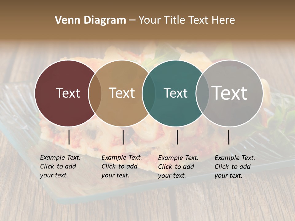 Baked Gratin Vegetable PowerPoint Template