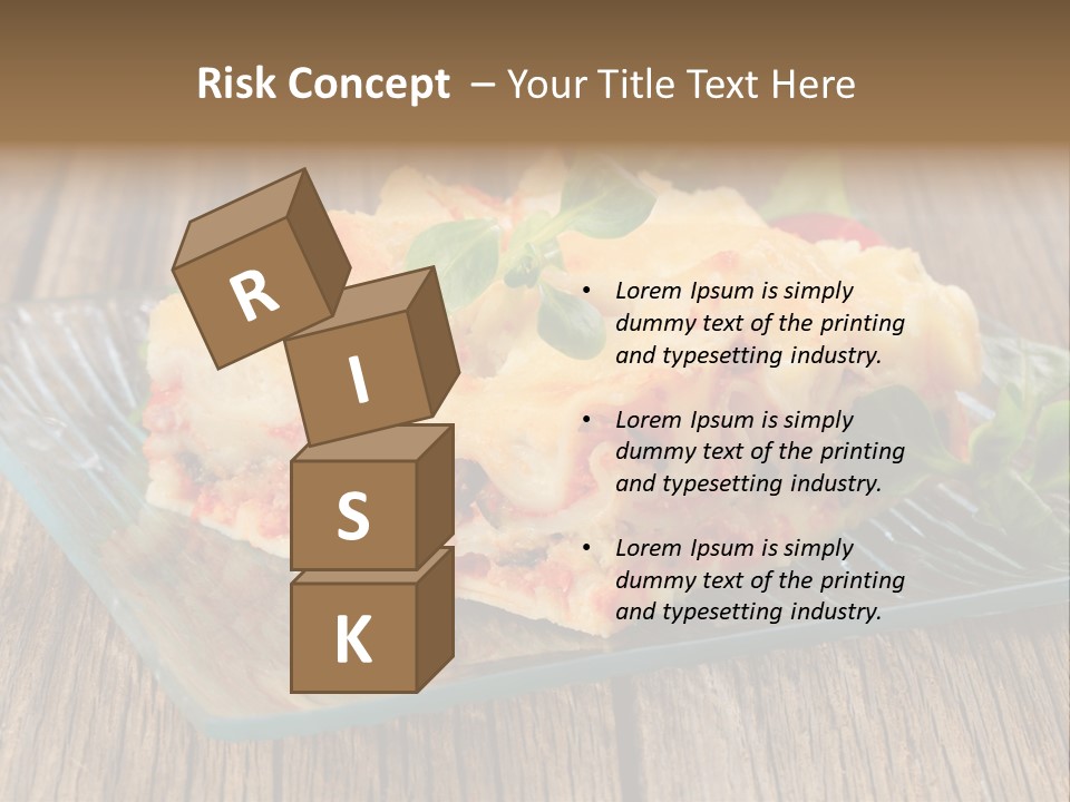 Baked Gratin Vegetable PowerPoint Template