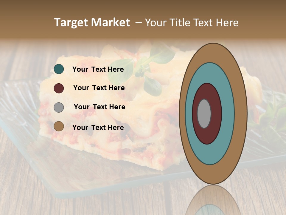 Baked Gratin Vegetable PowerPoint Template