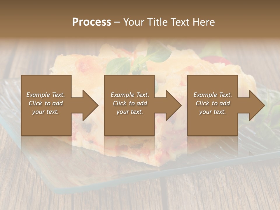 Baked Gratin Vegetable PowerPoint Template