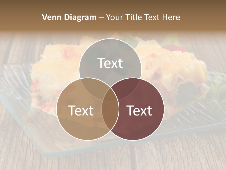 Baked Gratin Vegetable PowerPoint Template