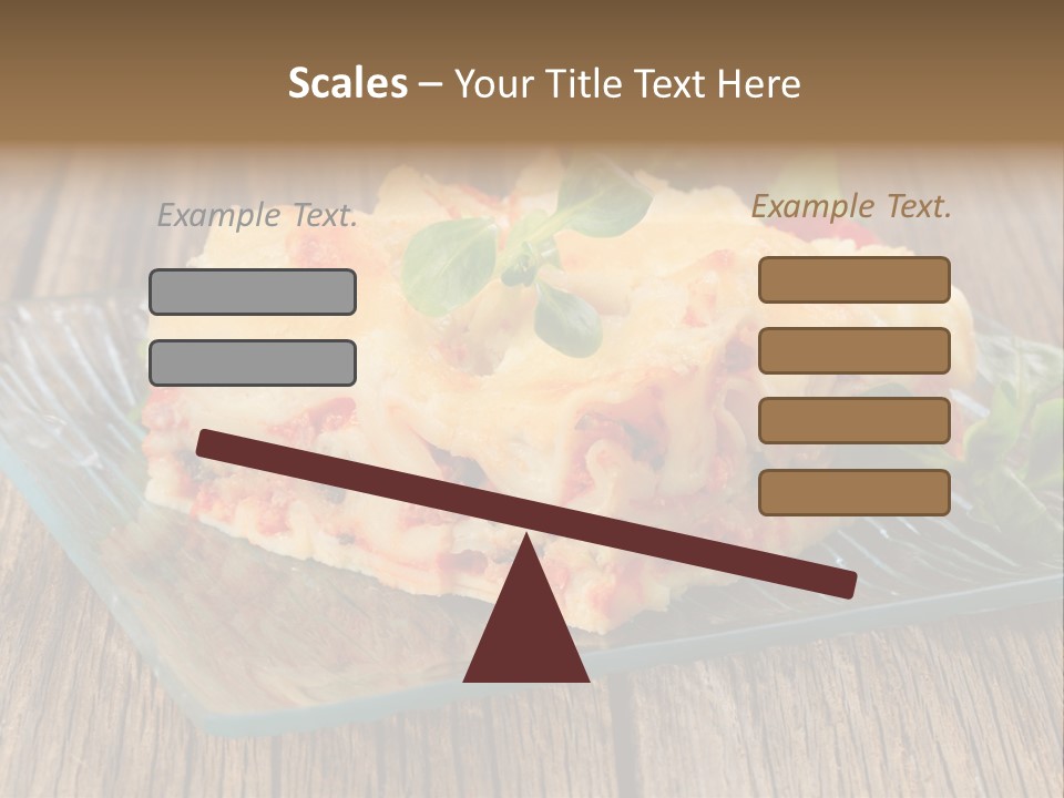 Baked Gratin Vegetable PowerPoint Template