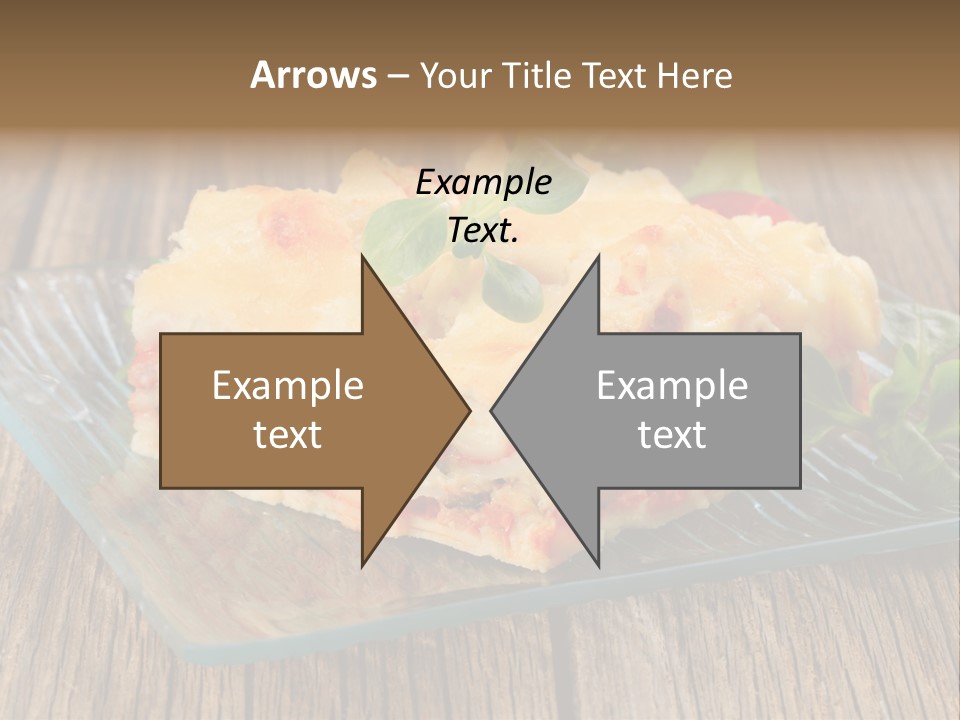 Baked Gratin Vegetable PowerPoint Template