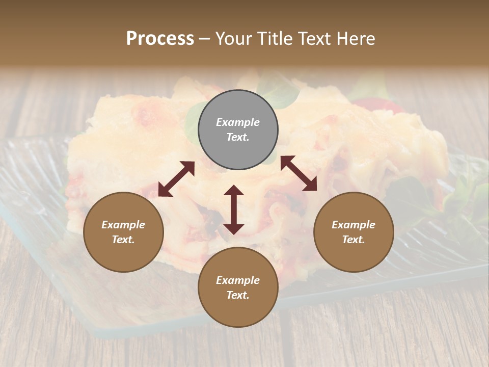 Baked Gratin Vegetable PowerPoint Template