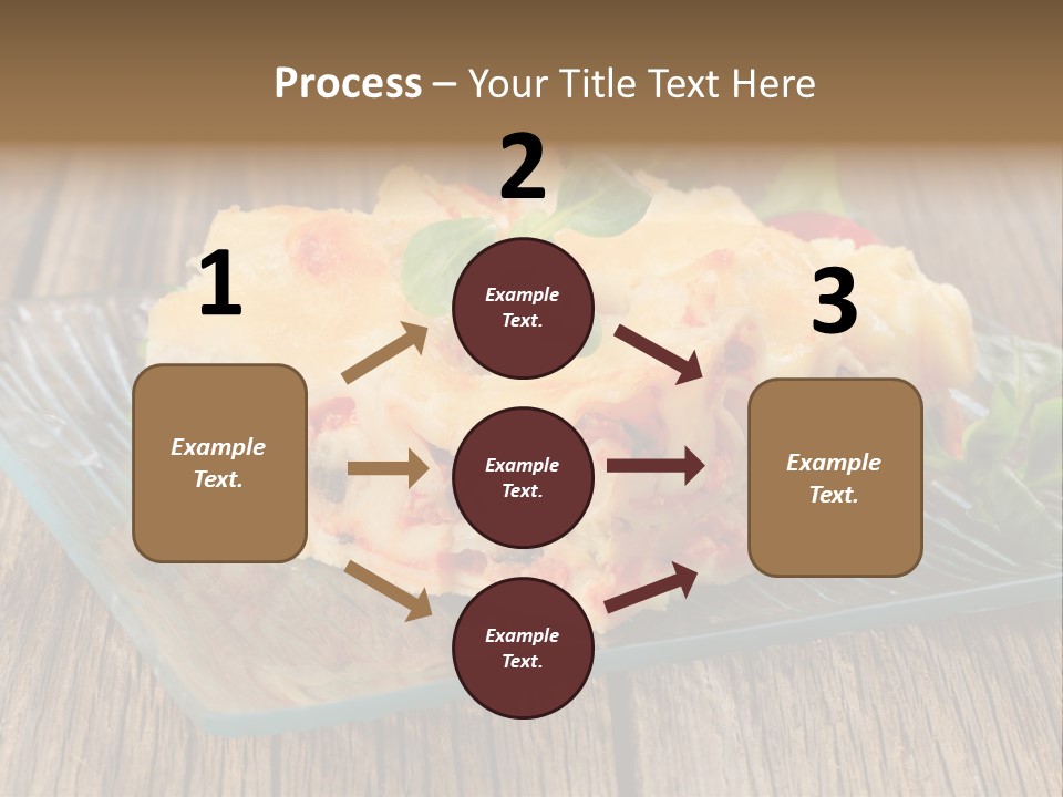 Baked Gratin Vegetable PowerPoint Template