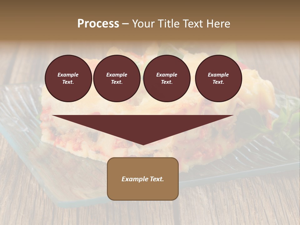 Baked Gratin Vegetable PowerPoint Template