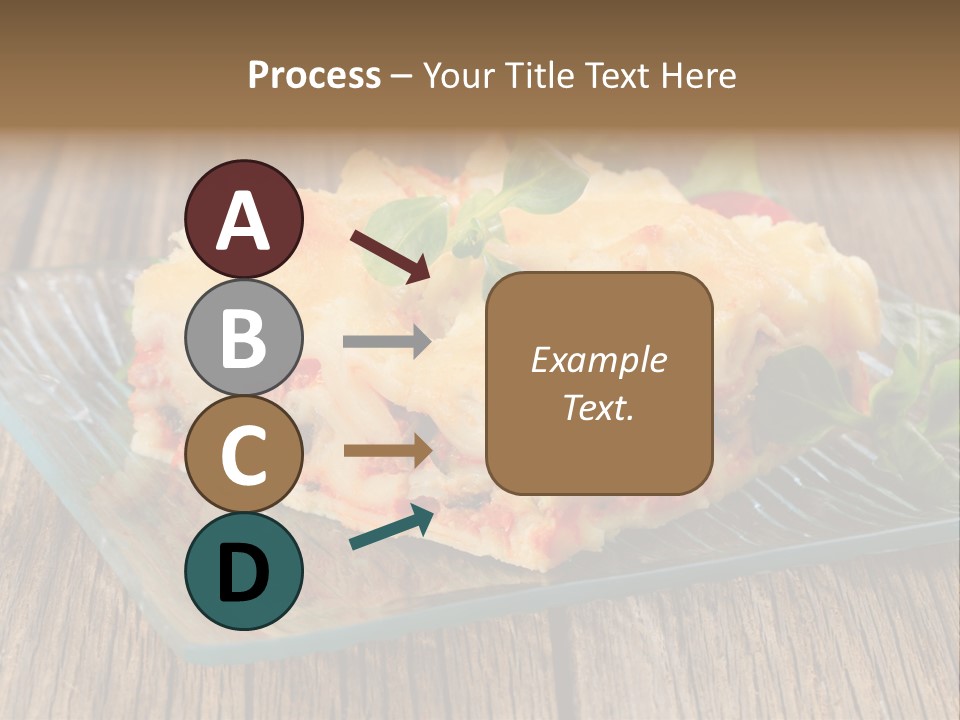 Baked Gratin Vegetable PowerPoint Template