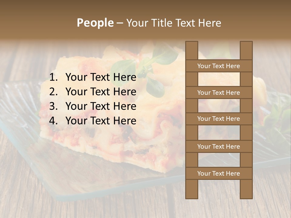 Baked Gratin Vegetable PowerPoint Template