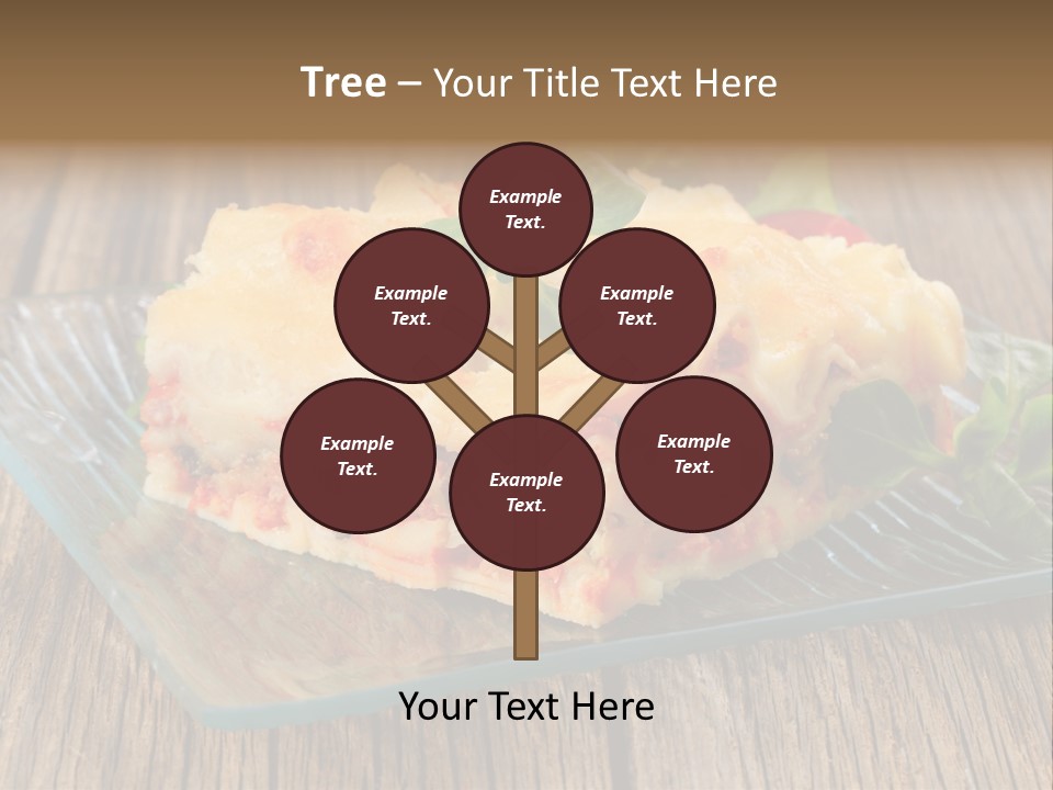 Baked Gratin Vegetable PowerPoint Template