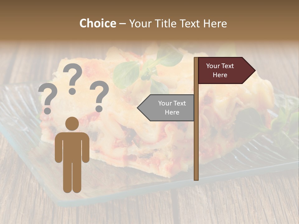 Baked Gratin Vegetable PowerPoint Template