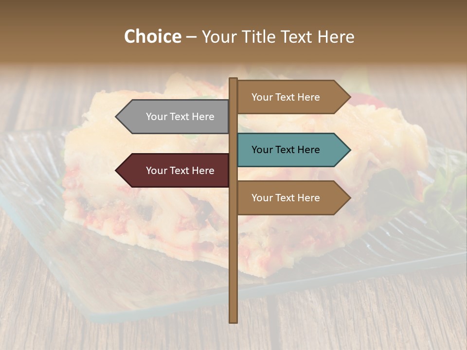 Baked Gratin Vegetable PowerPoint Template