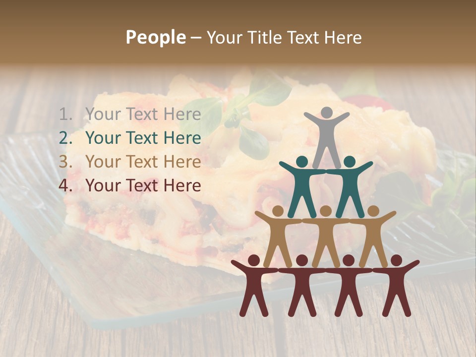 Baked Gratin Vegetable PowerPoint Template