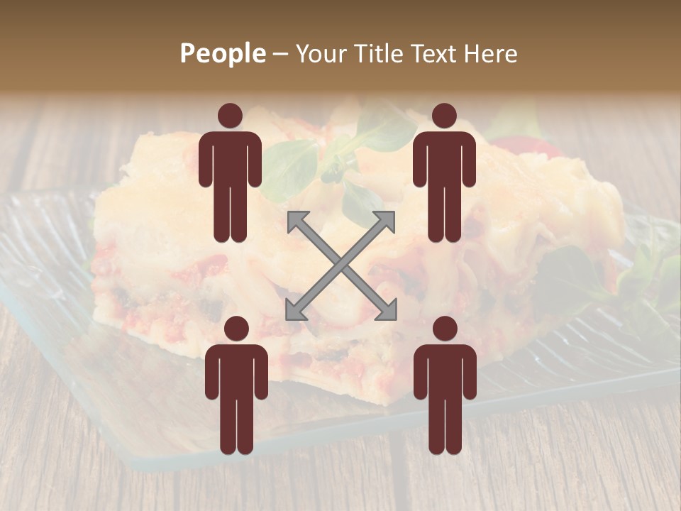 Baked Gratin Vegetable PowerPoint Template