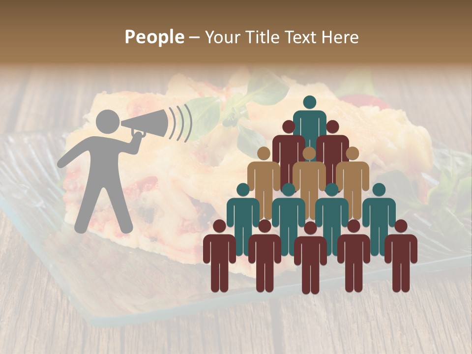 Baked Gratin Vegetable PowerPoint Template