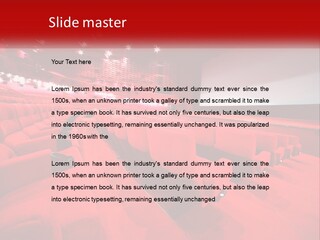 Blank Projection Modern PowerPoint Template