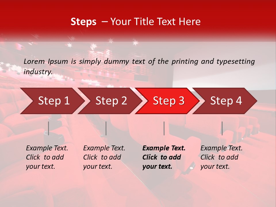 Blank Projection Modern PowerPoint Template