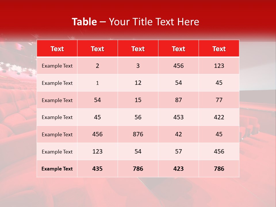Blank Projection Modern PowerPoint Template