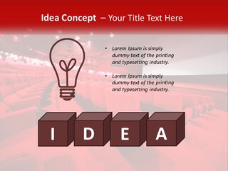 Blank Projection Modern PowerPoint Template