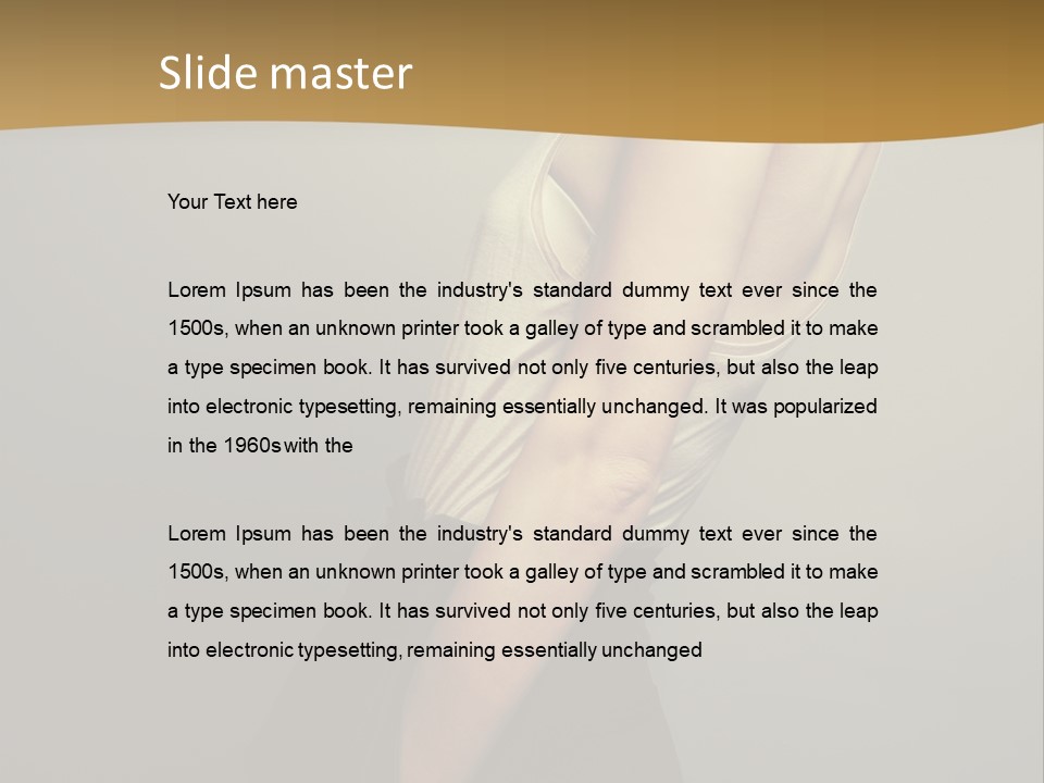 Dance Fashion Cool PowerPoint Template