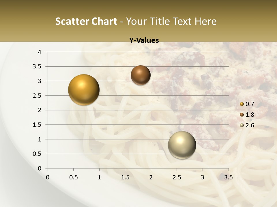 Carbonara Sauce Dinner Plate PowerPoint Template