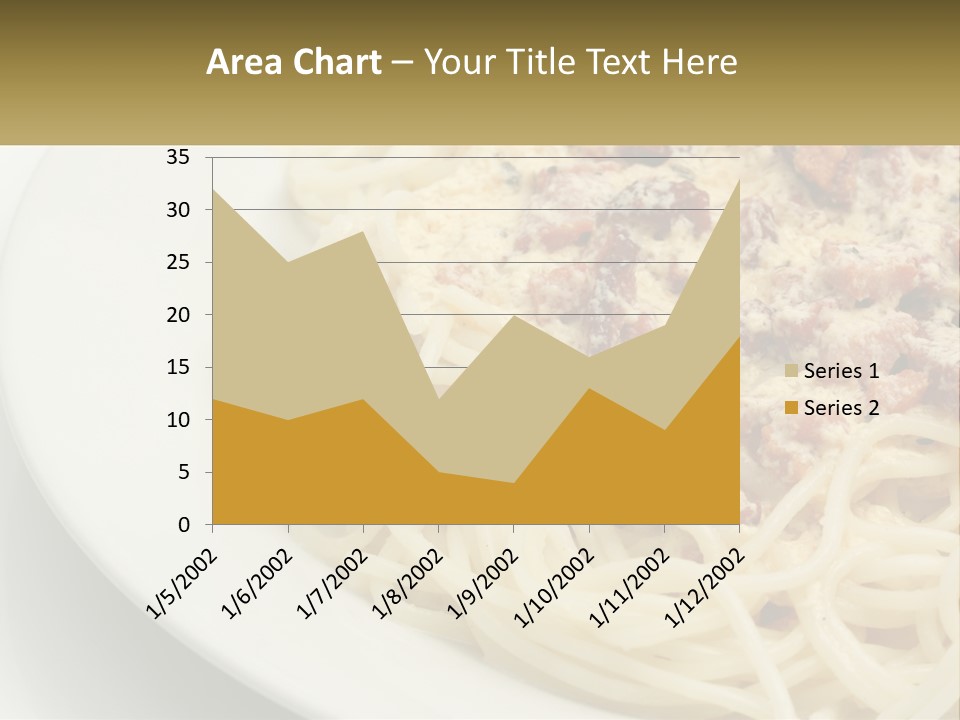 Carbonara Sauce Dinner Plate PowerPoint Template