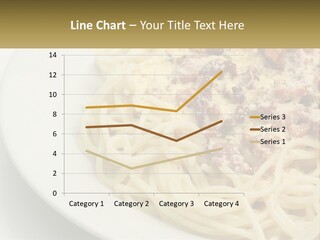 Carbonara Sauce Dinner Plate PowerPoint Template