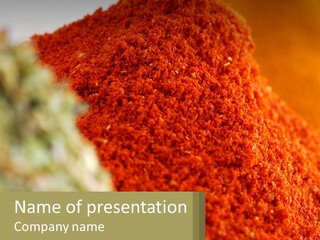 Cinnamon Cardamon Seasoning PowerPoint Template
