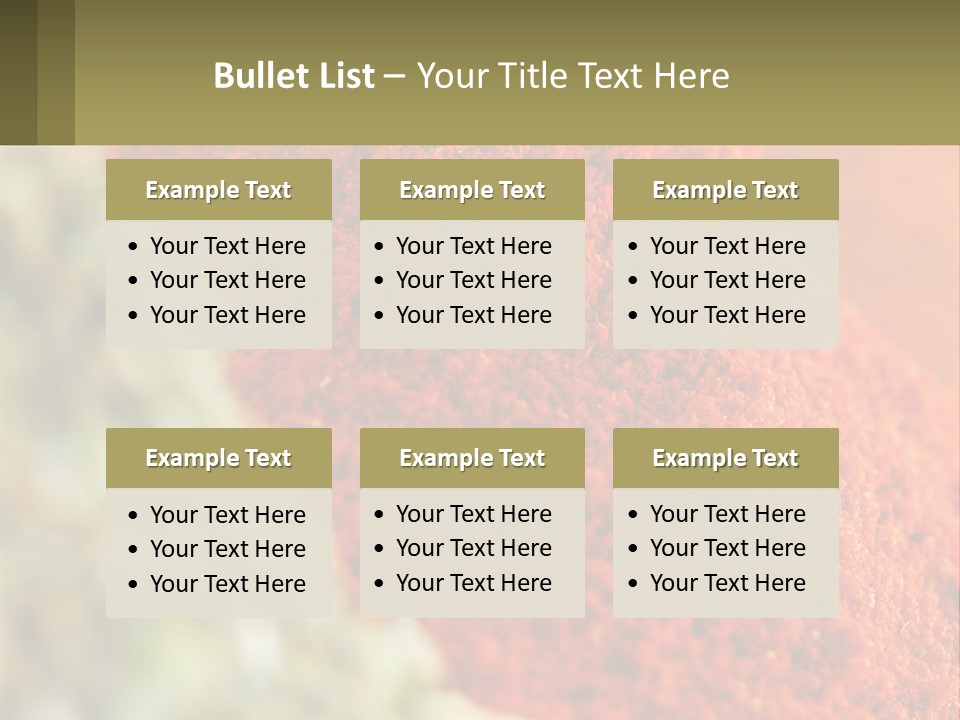 Cinnamon Cardamon Seasoning PowerPoint Template