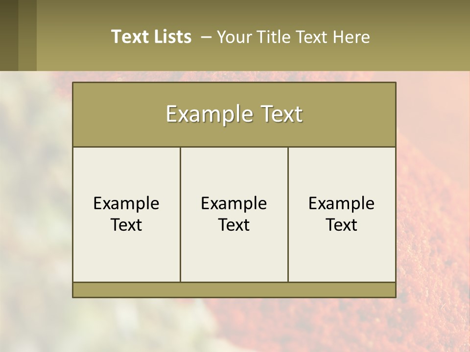 Cinnamon Cardamon Seasoning PowerPoint Template
