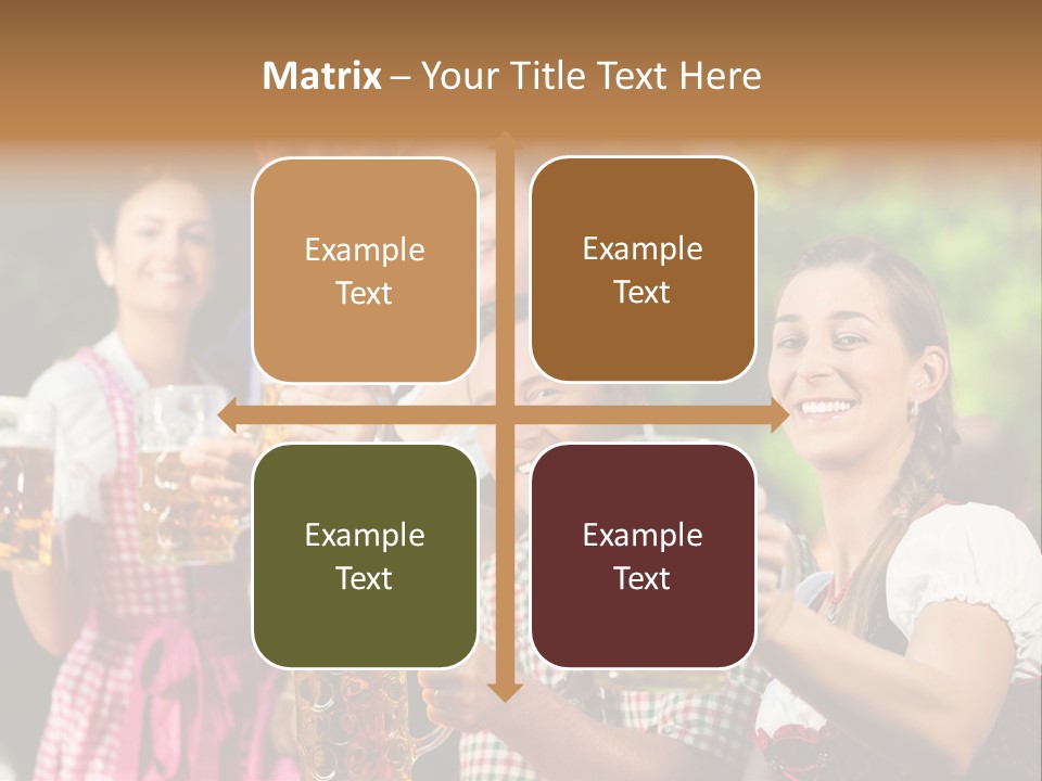 Tradition Happy Five PowerPoint Template