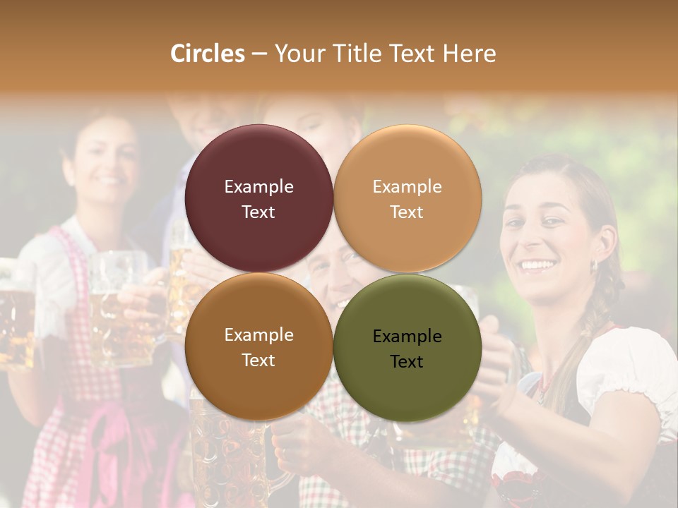 Tradition Happy Five PowerPoint Template