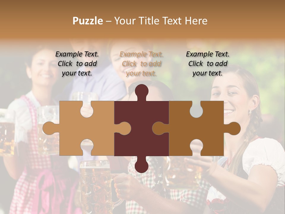 Tradition Happy Five PowerPoint Template