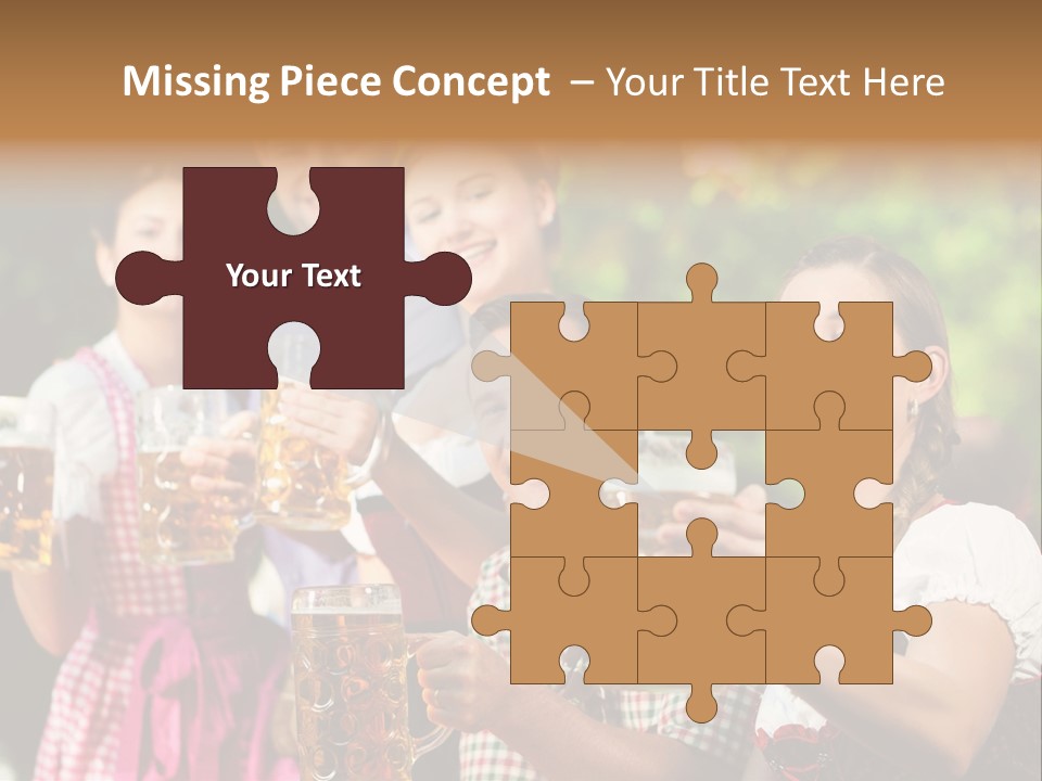 Tradition Happy Five PowerPoint Template