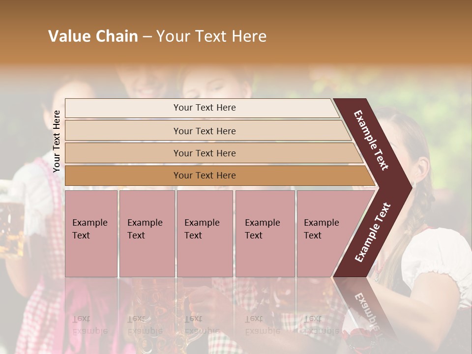 Tradition Happy Five PowerPoint Template