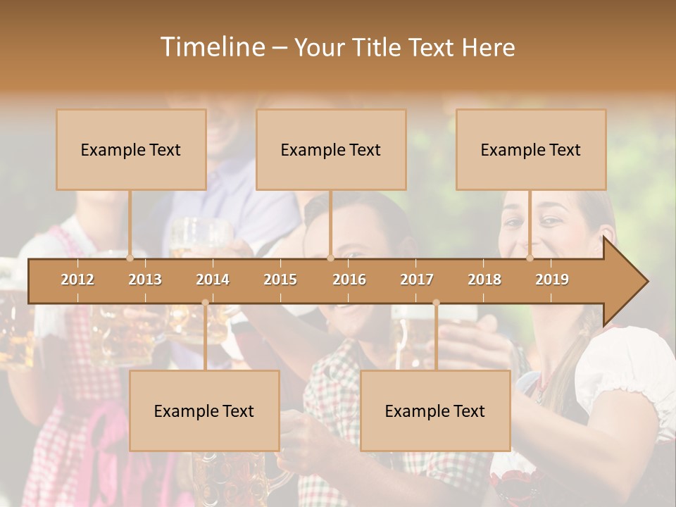 Tradition Happy Five PowerPoint Template