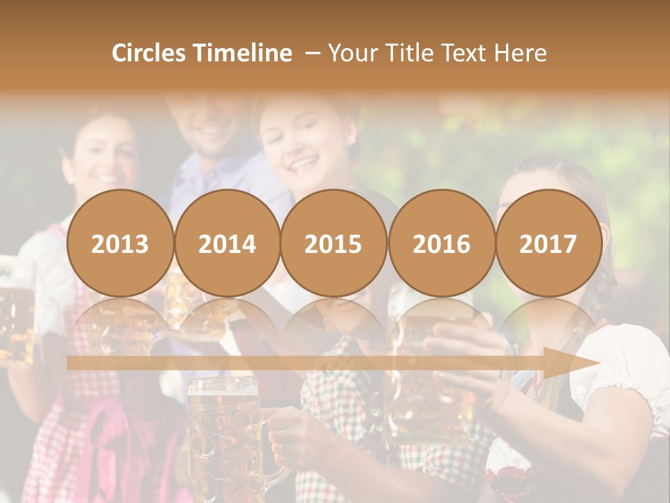 Tradition Happy Five PowerPoint Template