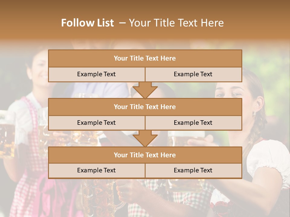 Tradition Happy Five PowerPoint Template