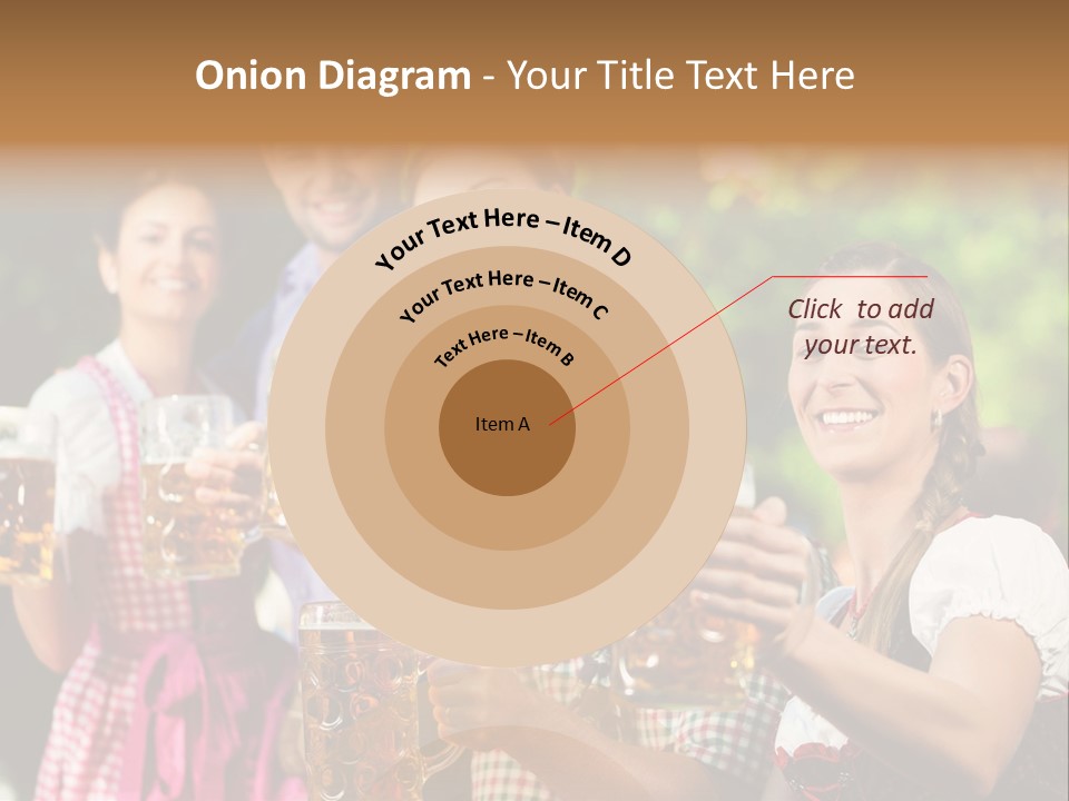 Tradition Happy Five PowerPoint Template