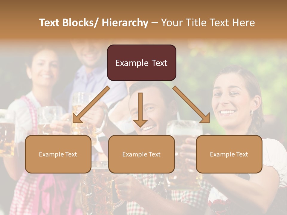 Tradition Happy Five PowerPoint Template