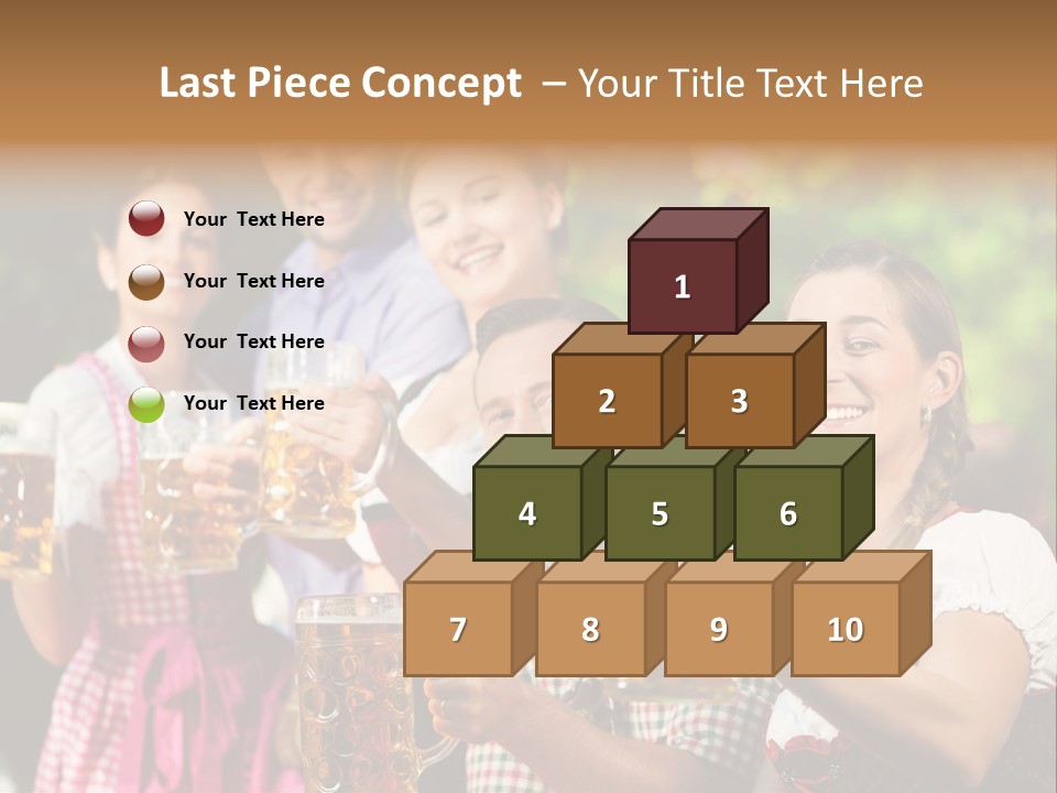 Tradition Happy Five PowerPoint Template