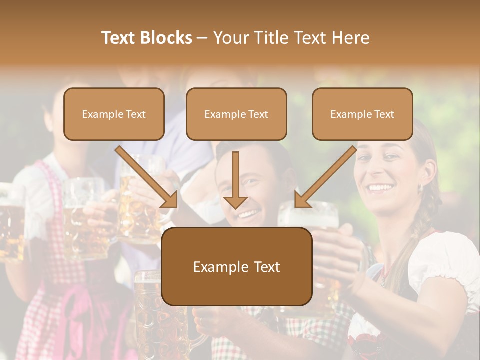 Tradition Happy Five PowerPoint Template