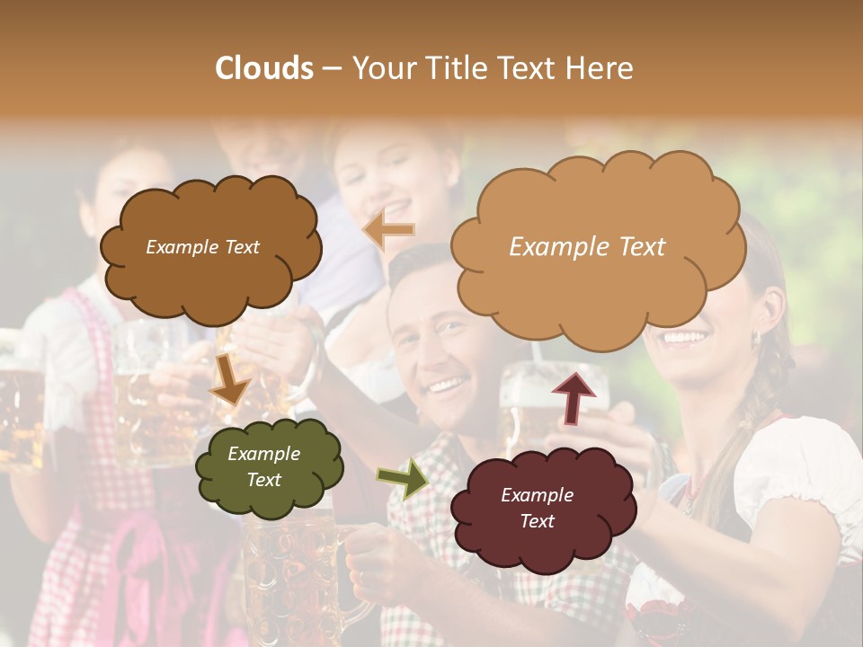 Tradition Happy Five PowerPoint Template