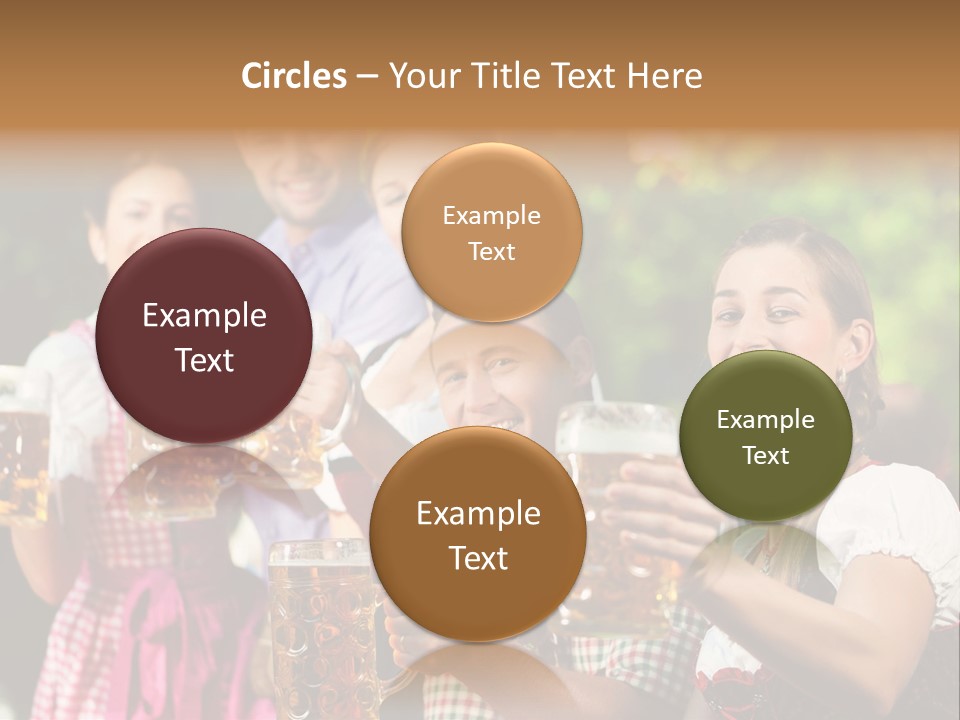 Tradition Happy Five PowerPoint Template