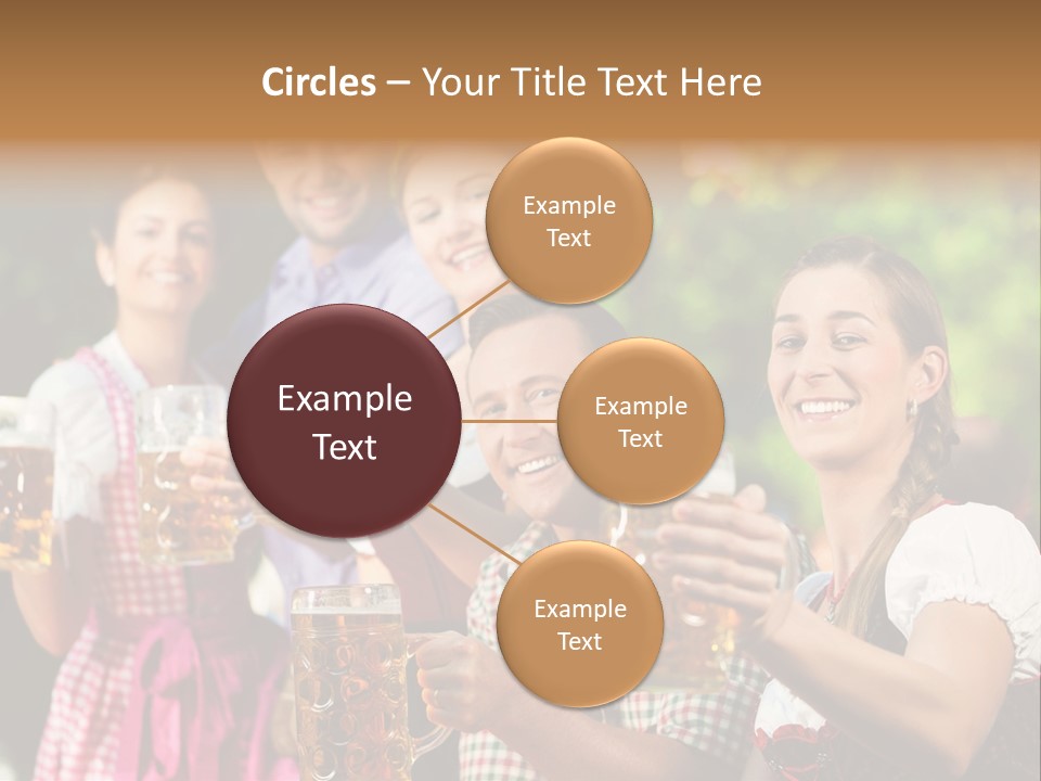 Tradition Happy Five PowerPoint Template